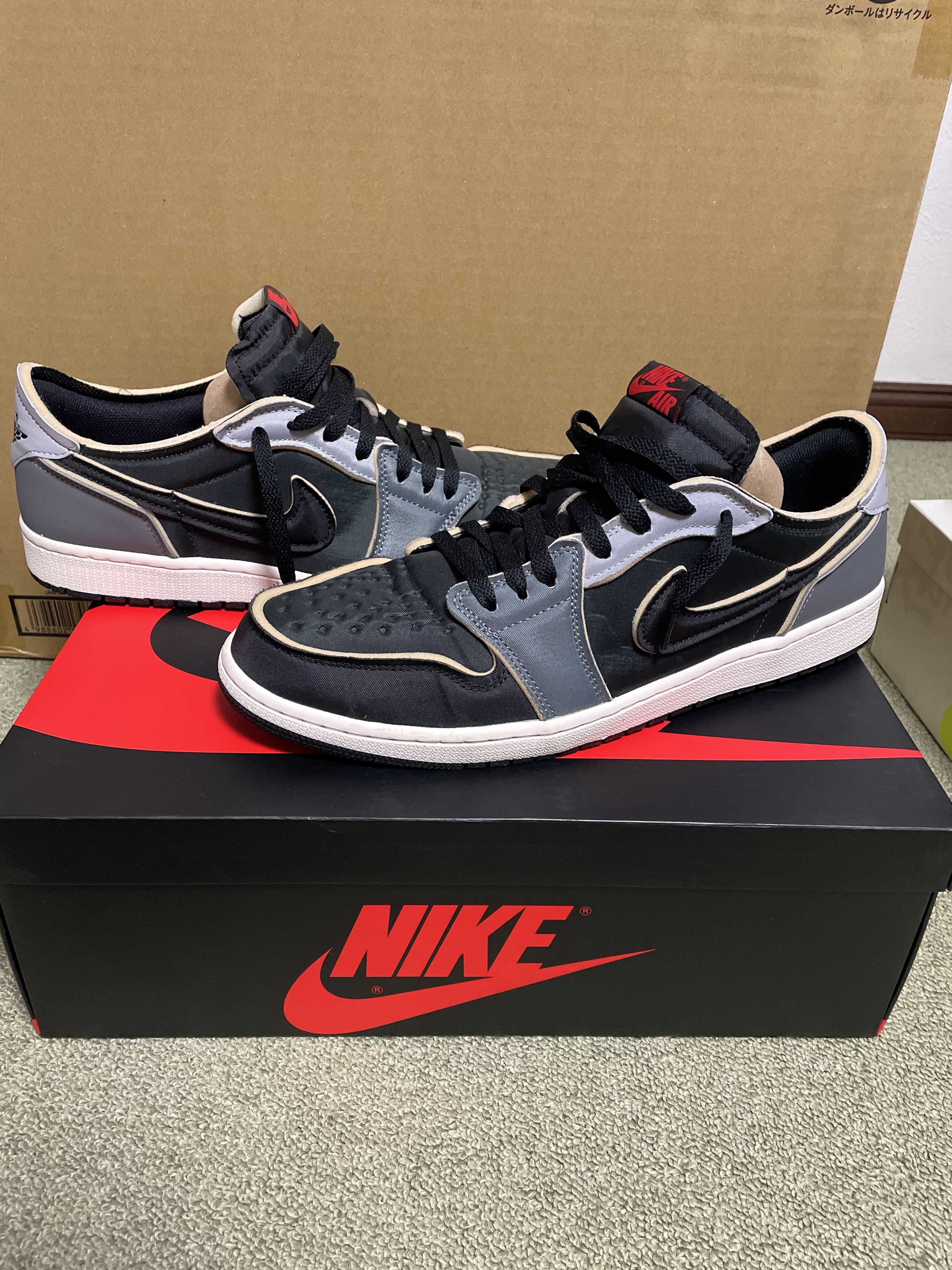 Nike Air Jordan 1 Low OG EX "Black and Smoke Grey"