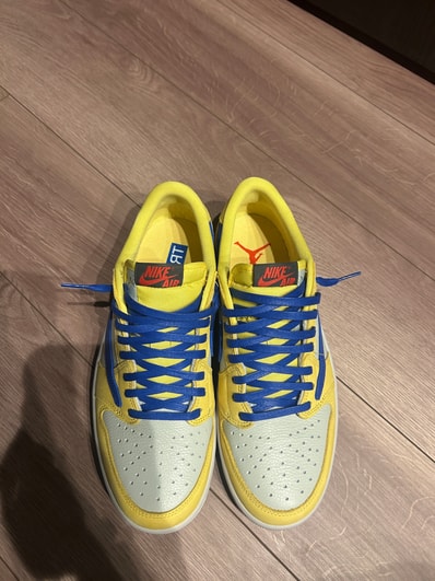 Travis Scott × Nike Women's Air Jordan 1 Retro Low OG "Canary"