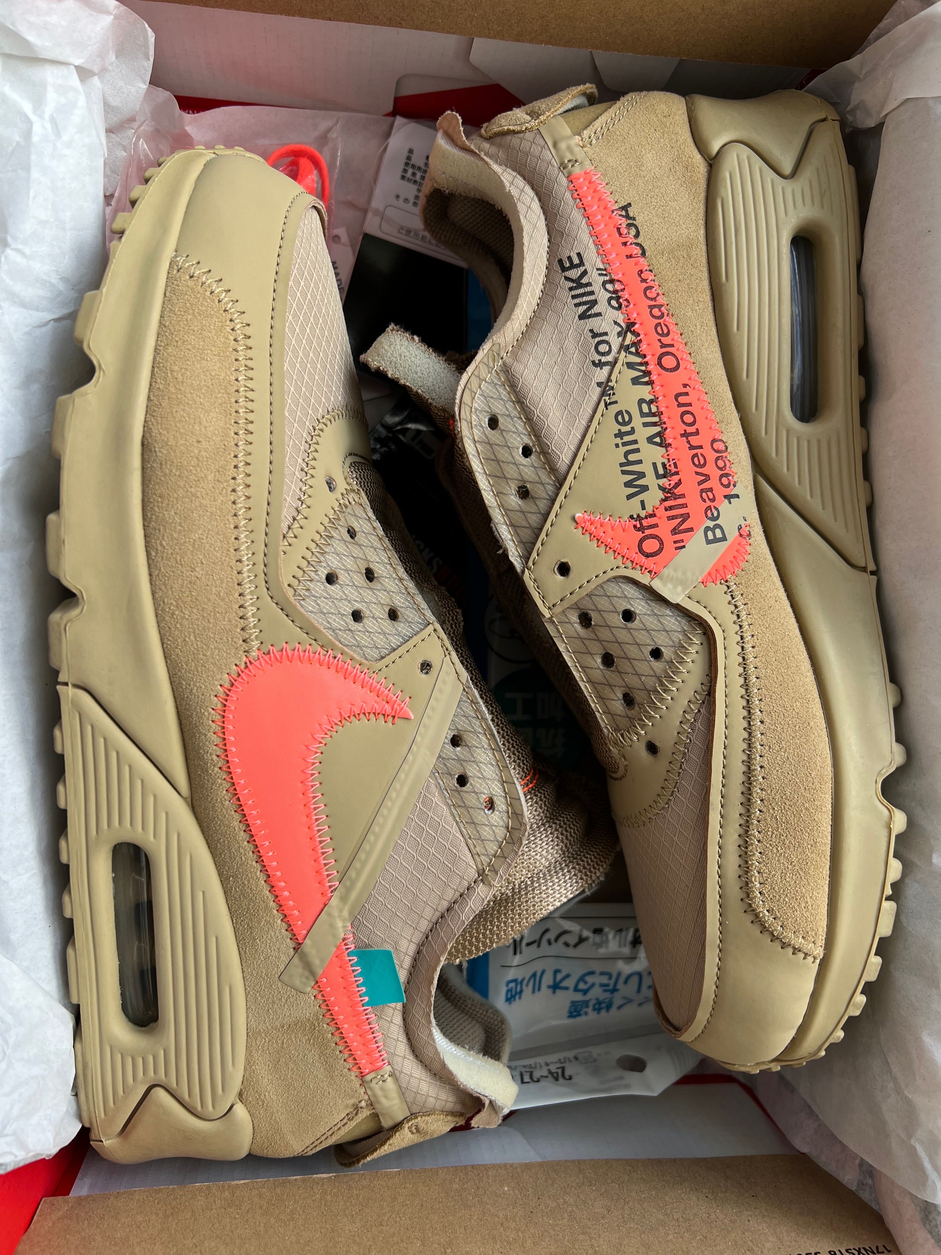 Off-White × Nike Air Max 90 "Desert Ore"