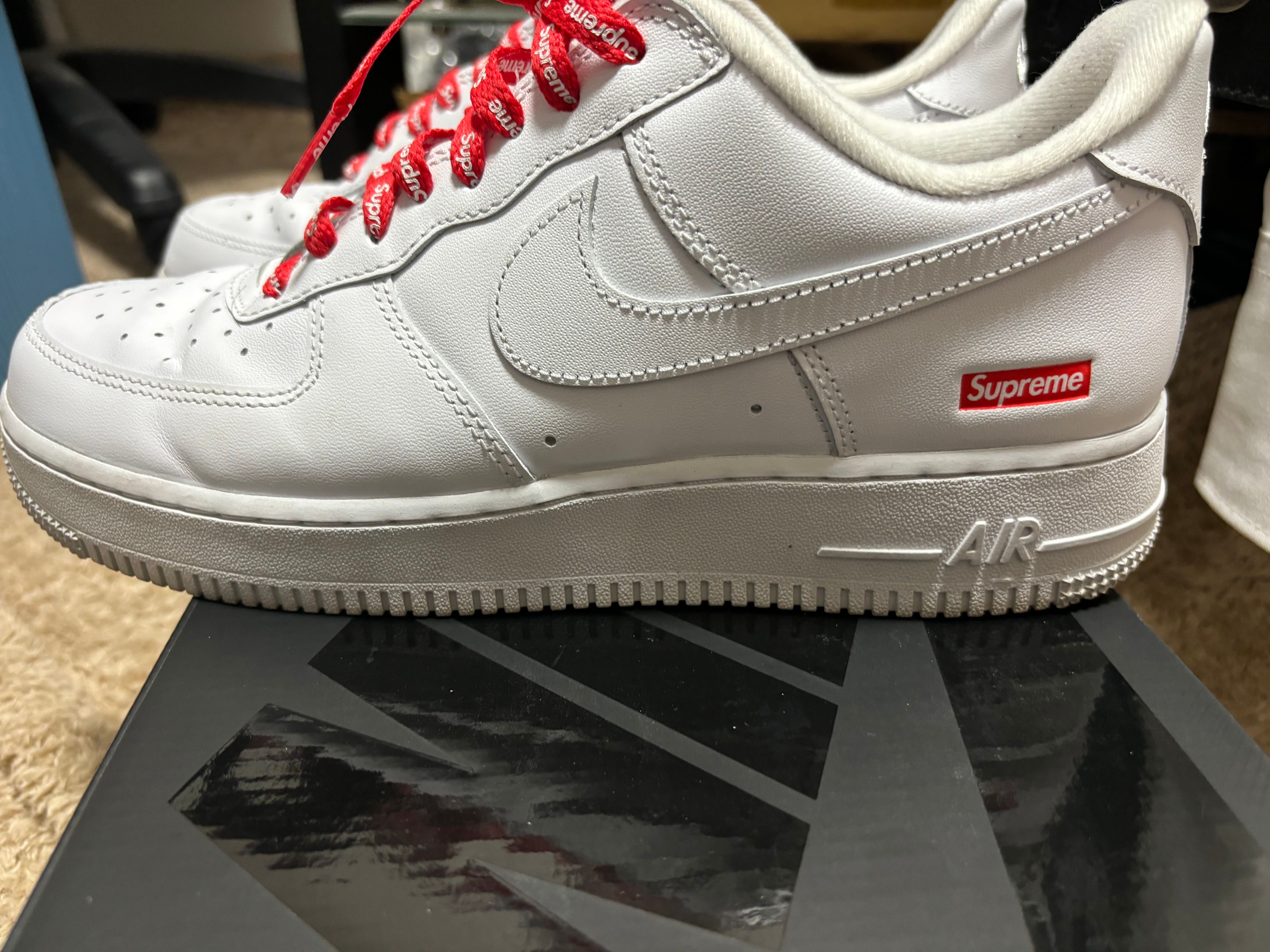 Supreme × Nike Air Force 1 Low "White"