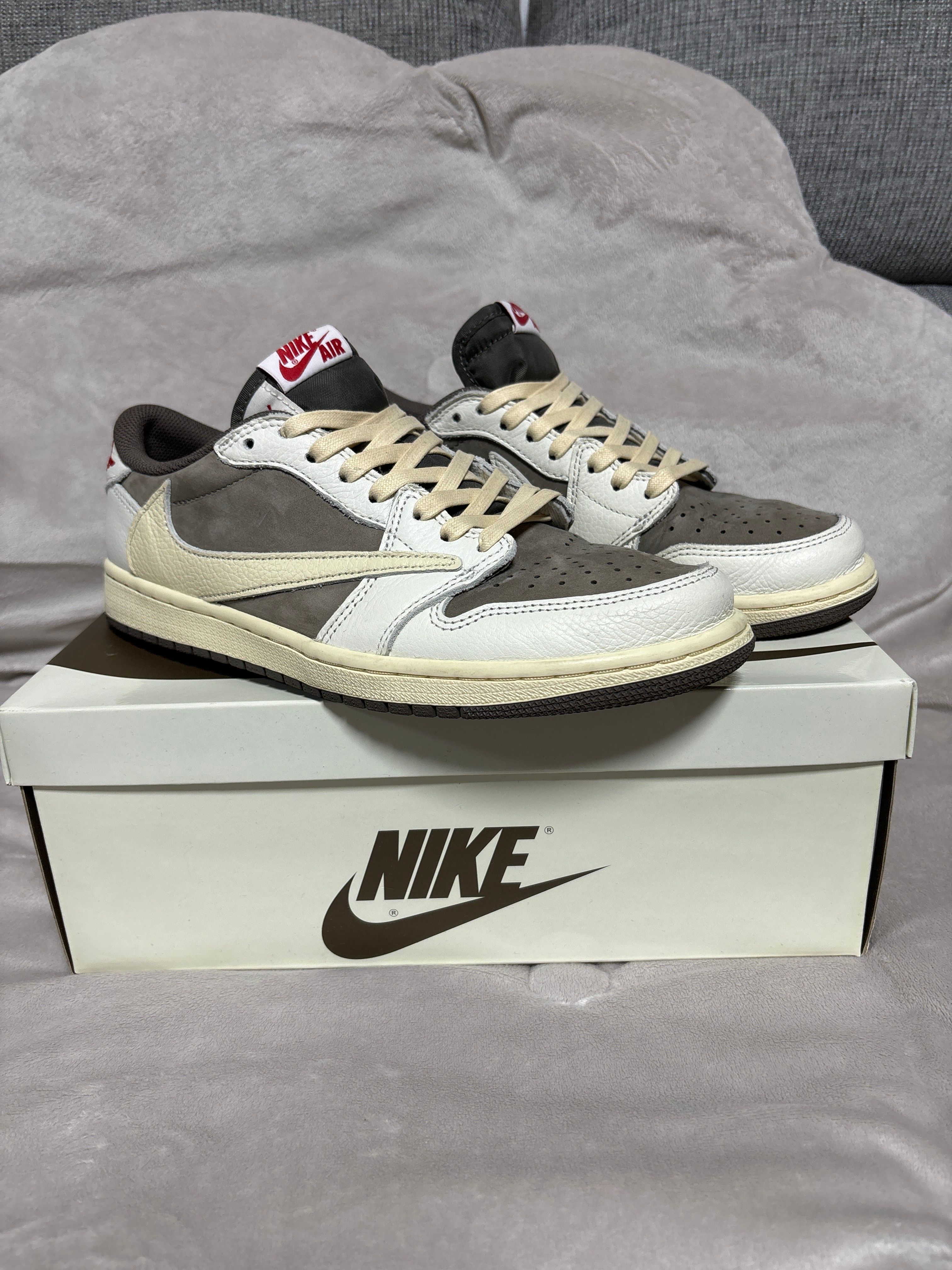 Travis Scott × Nike Air Jordan 1 Low OG SP "Reverse Mocha/Sail and Ridgerock"