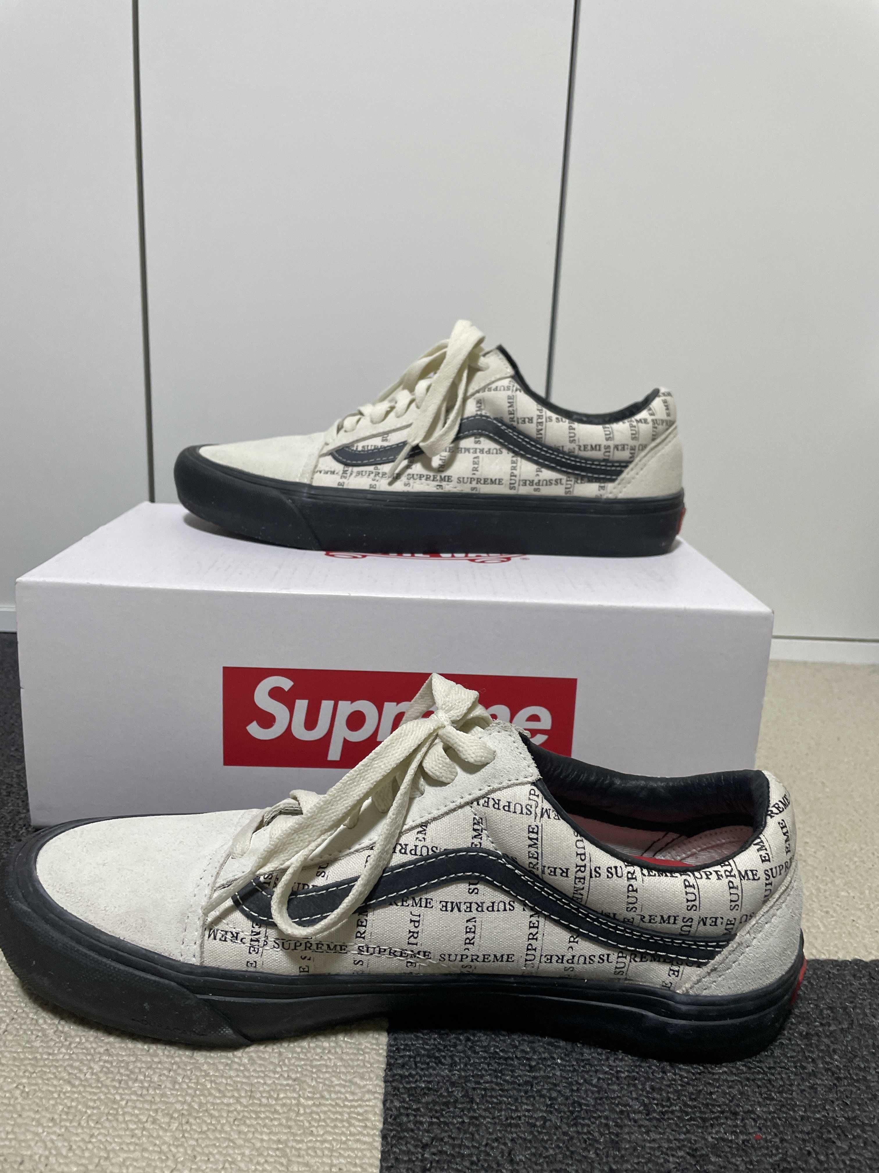 Supreme × Vans Old Skool "White"