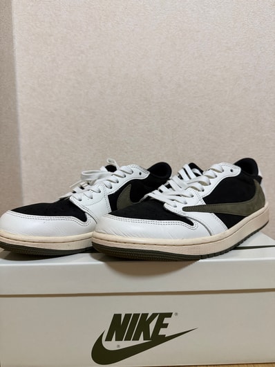 Travis Scott × Nike Women's Air Jordan 1 Low OG "Medium Olive"