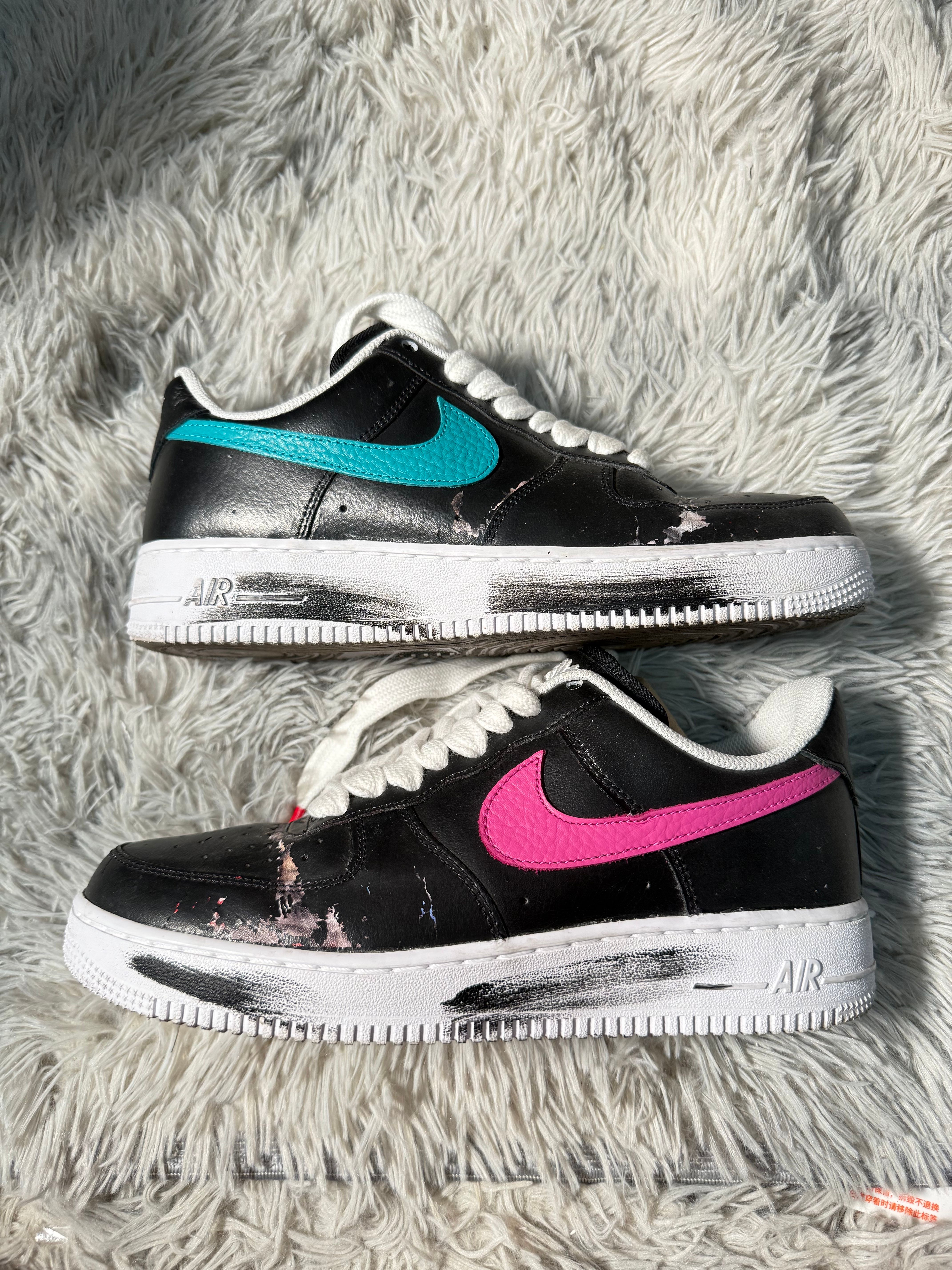 PEACEMINUSONE × Nike Air Force 1 Low '07 Para-Noise 3.0 "Black and Multi-Color" / G-DRAGON