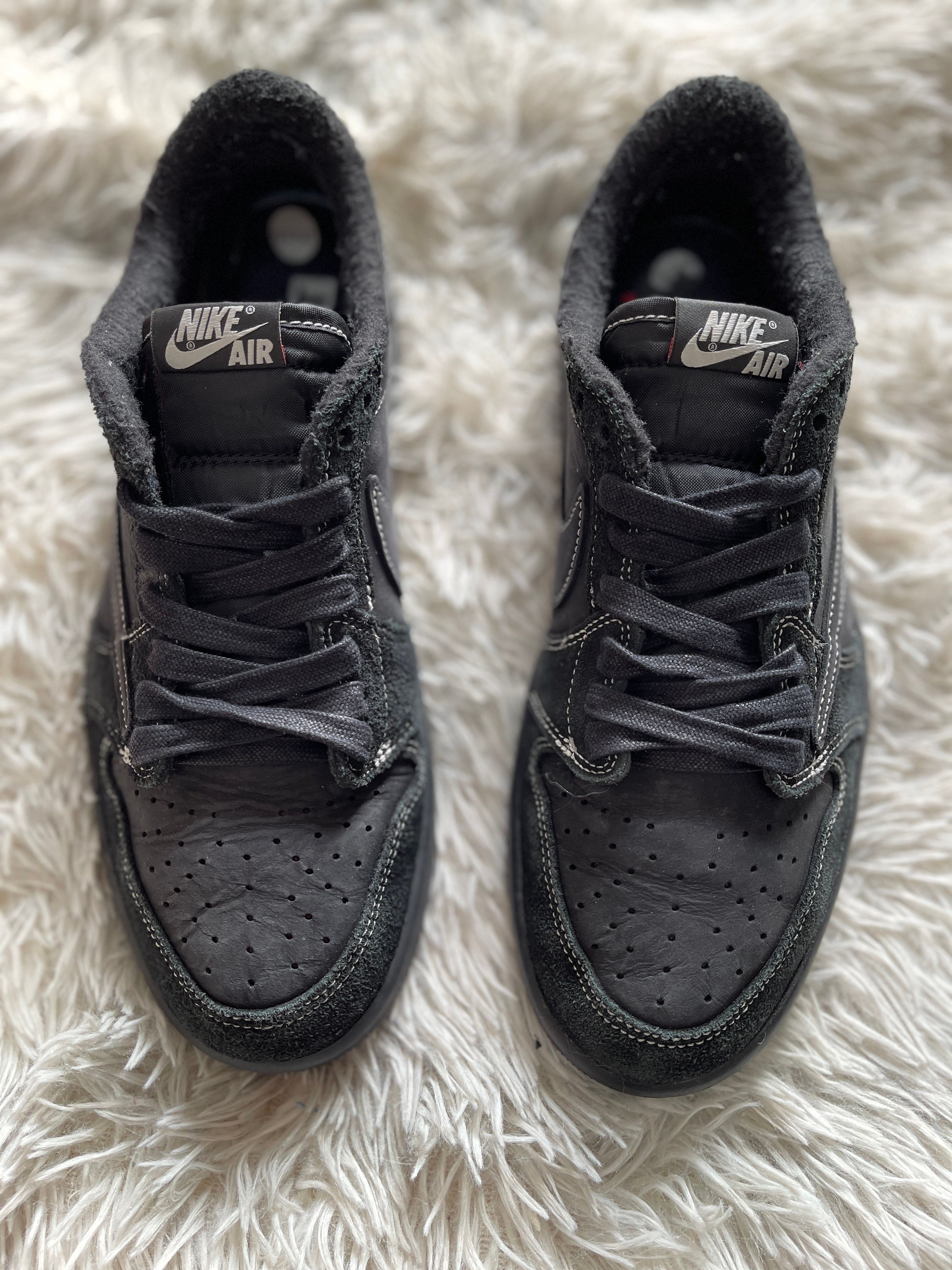Travis Scott × Nike Air Jordan 1 Low OG SP "Black Phantom"