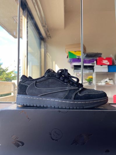 Travis Scott × Nike Air Jordan 1 Low OG SP "Black Phantom"