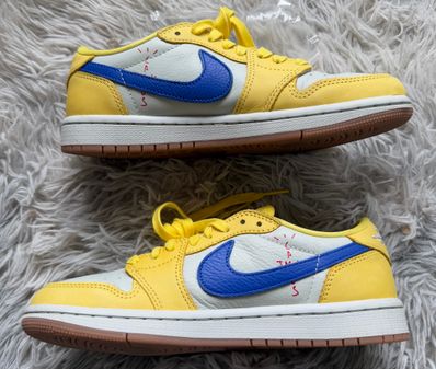 Travis Scott × Nike Women's Air Jordan 1 Retro Low OG "Canary"