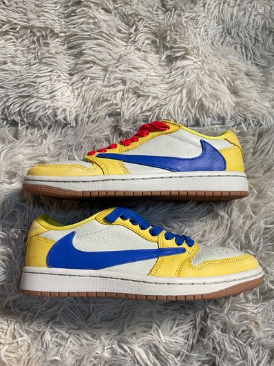 Travis Scott × Nike Women's Air Jordan 1 Retro Low OG "Canary"