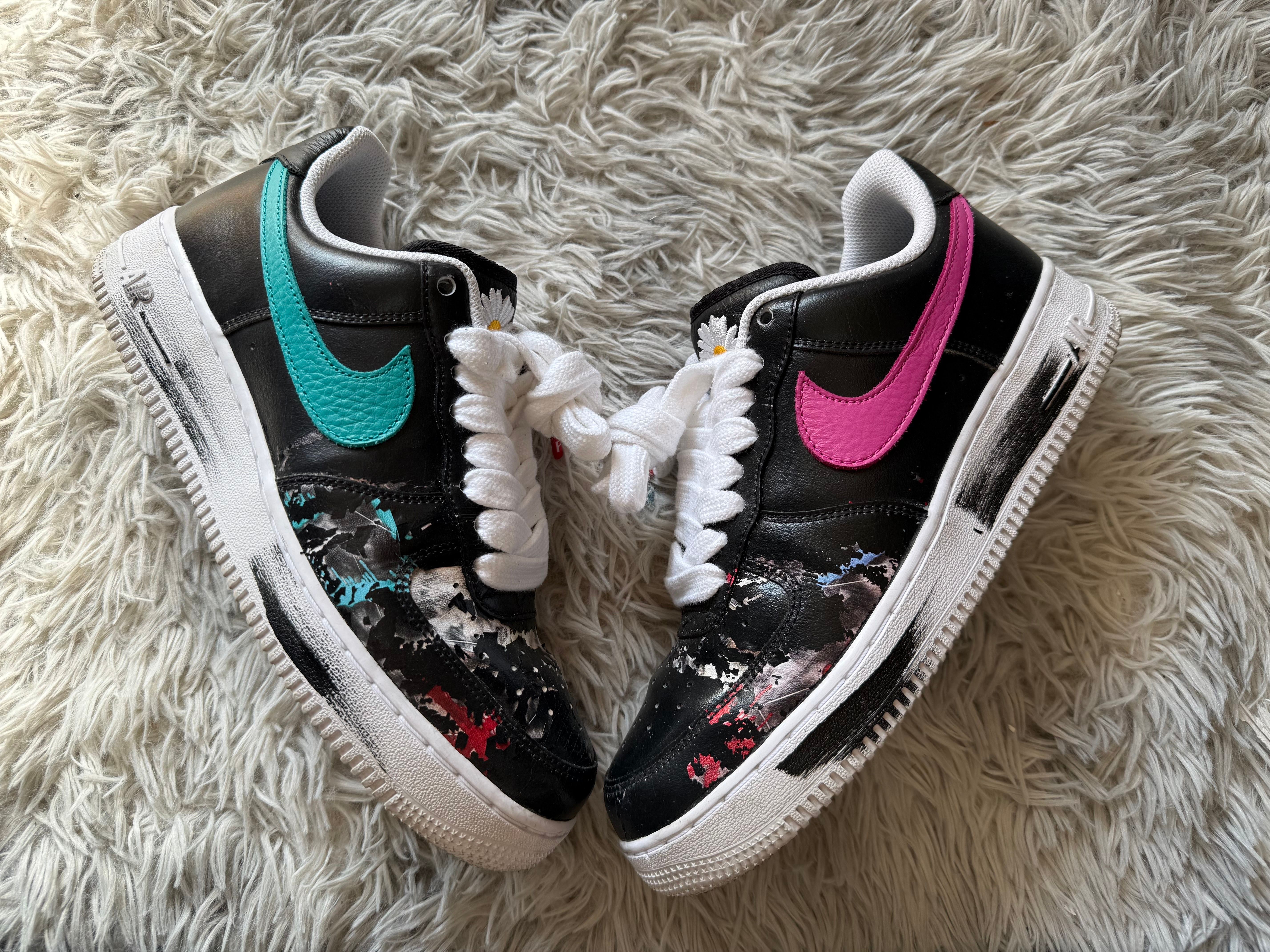 PEACEMINUSONE × Nike Air Force 1 Low '07 Para-Noise 3.0 "Black and Multi-Color" / G-DRAGON