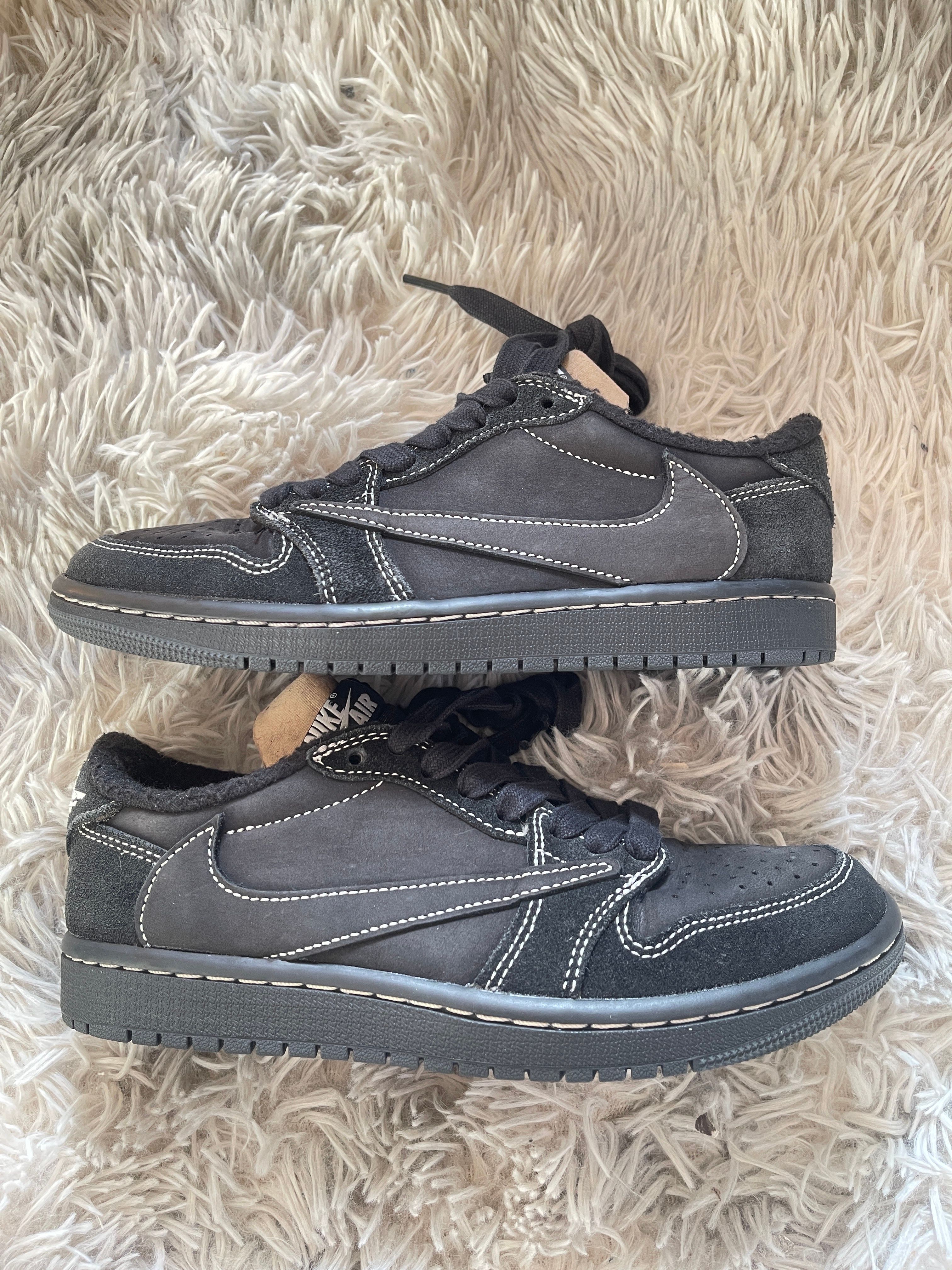 Travis Scott × Nike Air Jordan 1 Low OG SP "Black Phantom"