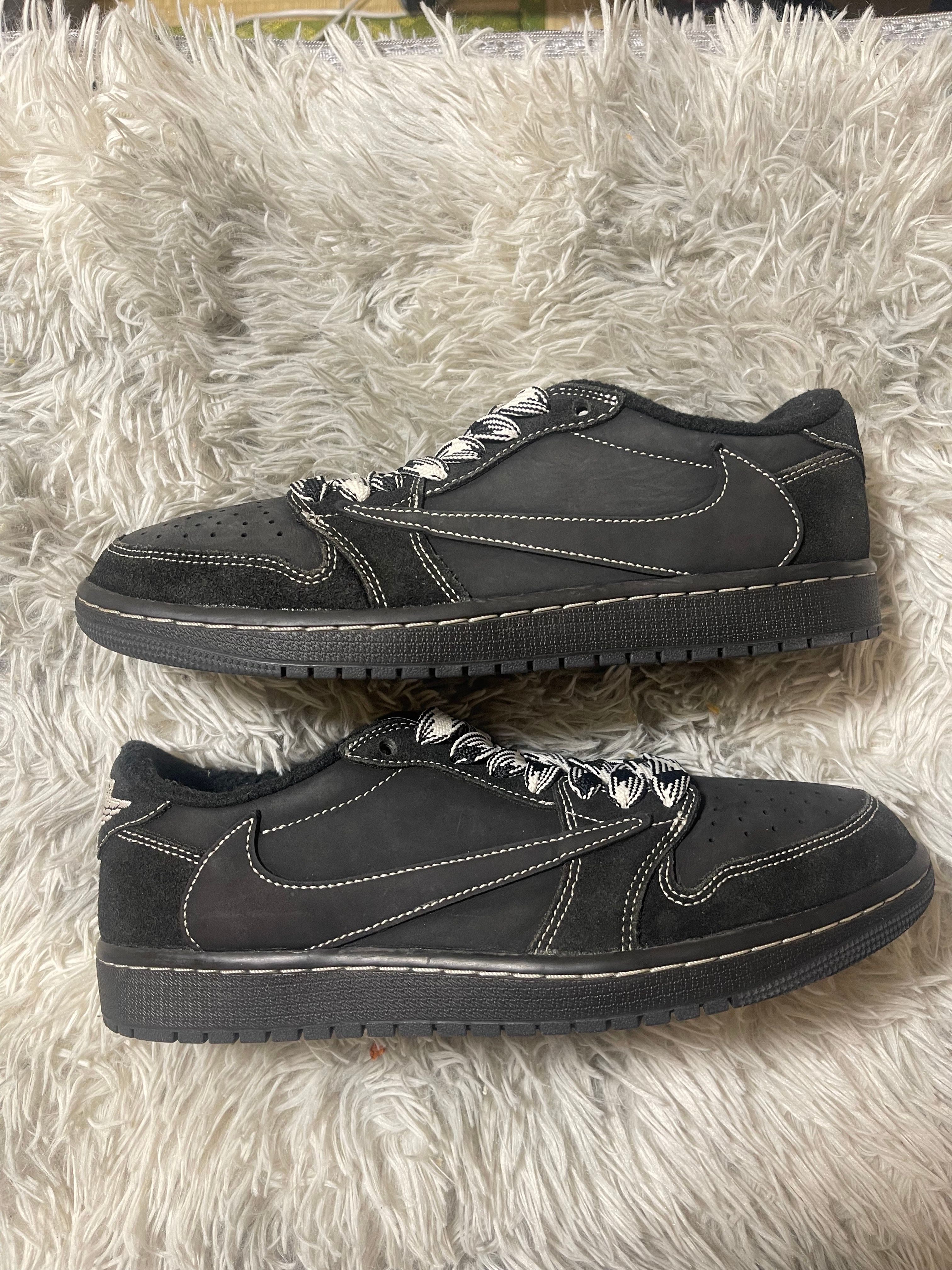 Travis Scott × Nike Air Jordan 1 Low OG SP "Black Phantom"