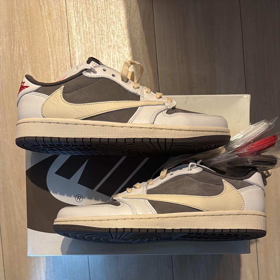 Travis Scott × Nike Air Jordan 1 Low OG SP "Reverse Mocha/Sail and Ridgerock"