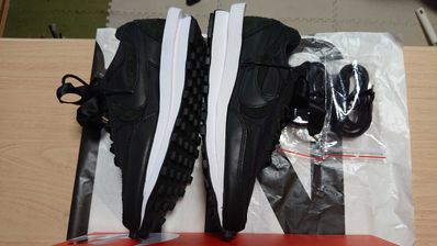 sacai × Nike LDV Waffle "Triple Black"