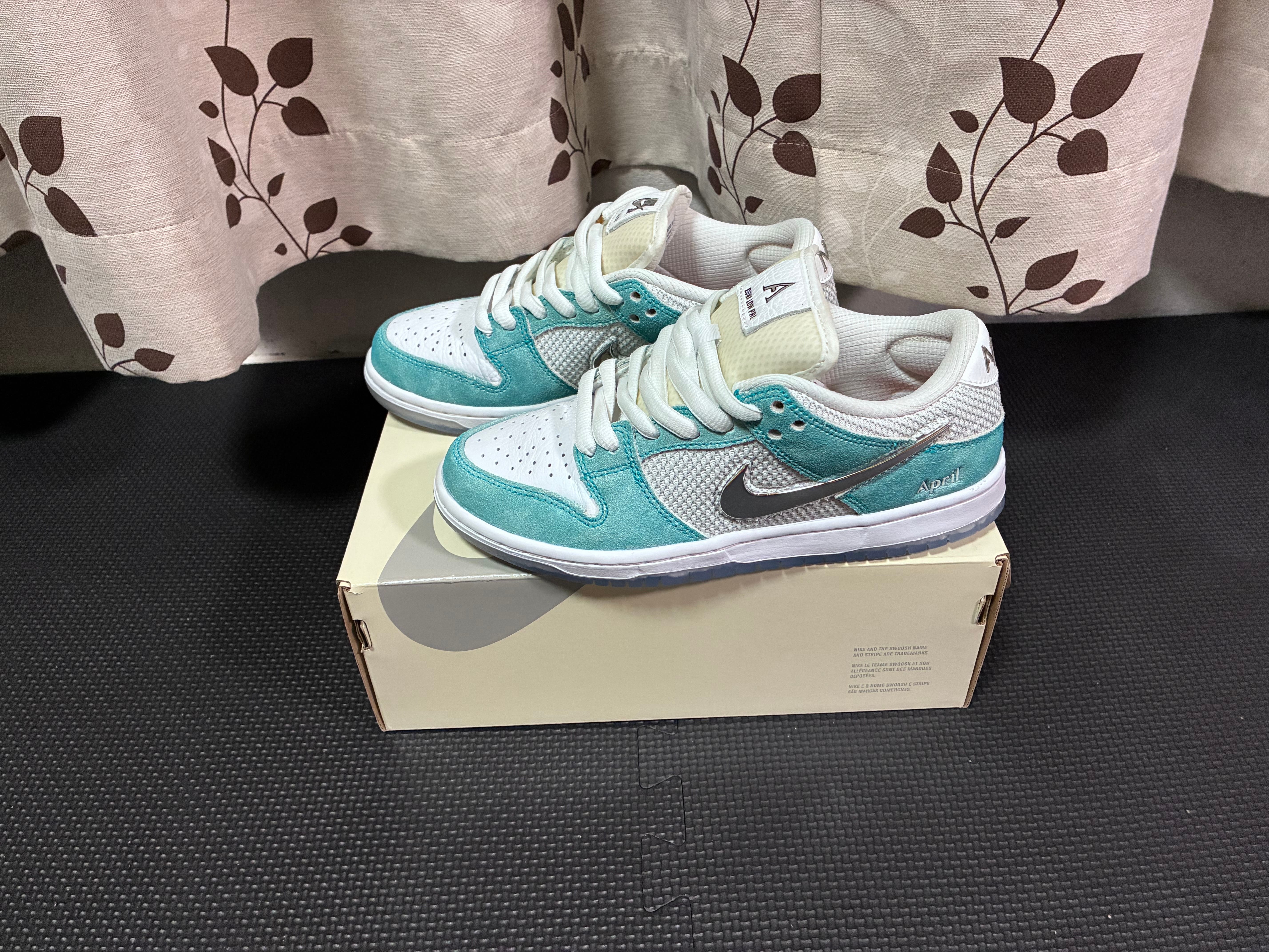 APRIL SKATEBOARDS × Nike SB Dunk Low Pro QS "White and Multi-Color"