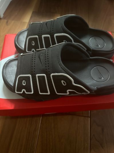 Nike Air More Uptempo Slide "Black" (DV2132-001/DV2137-001)