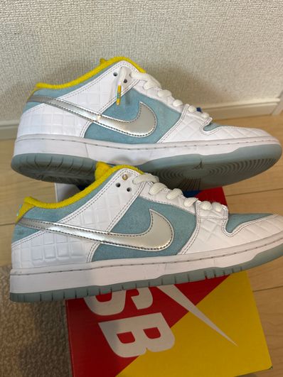 FTC × Nike SB Dunk Low "White/Blue"