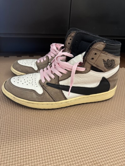 Travis Scott × Nike Air Jordan 1 Retro High OG TS SP "Sail/Dark Mocha"