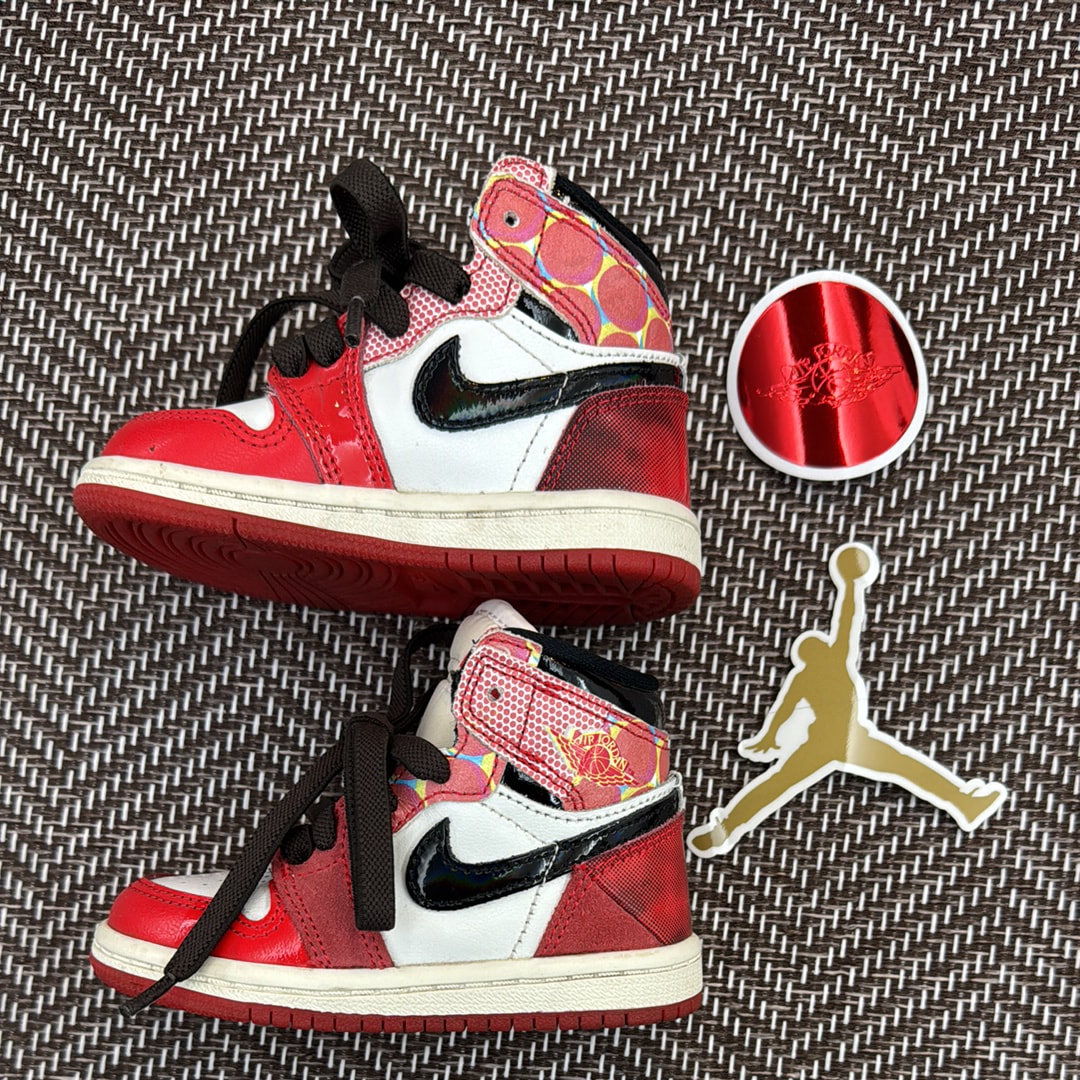 Spider-Man × Nike TD Jordan 1 High OG SP "Next Chapter/Spider-Man:Across the Spider-Verse"