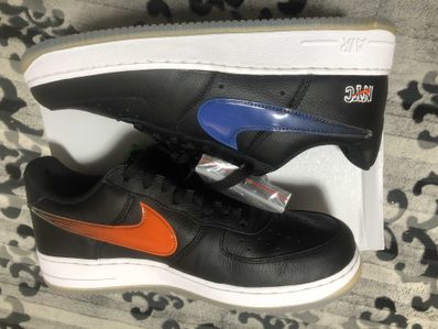 KITH × Nike Air Force 1 Low New York Knicks "Black/Brilliant Orange/Rush/Brilliant White"