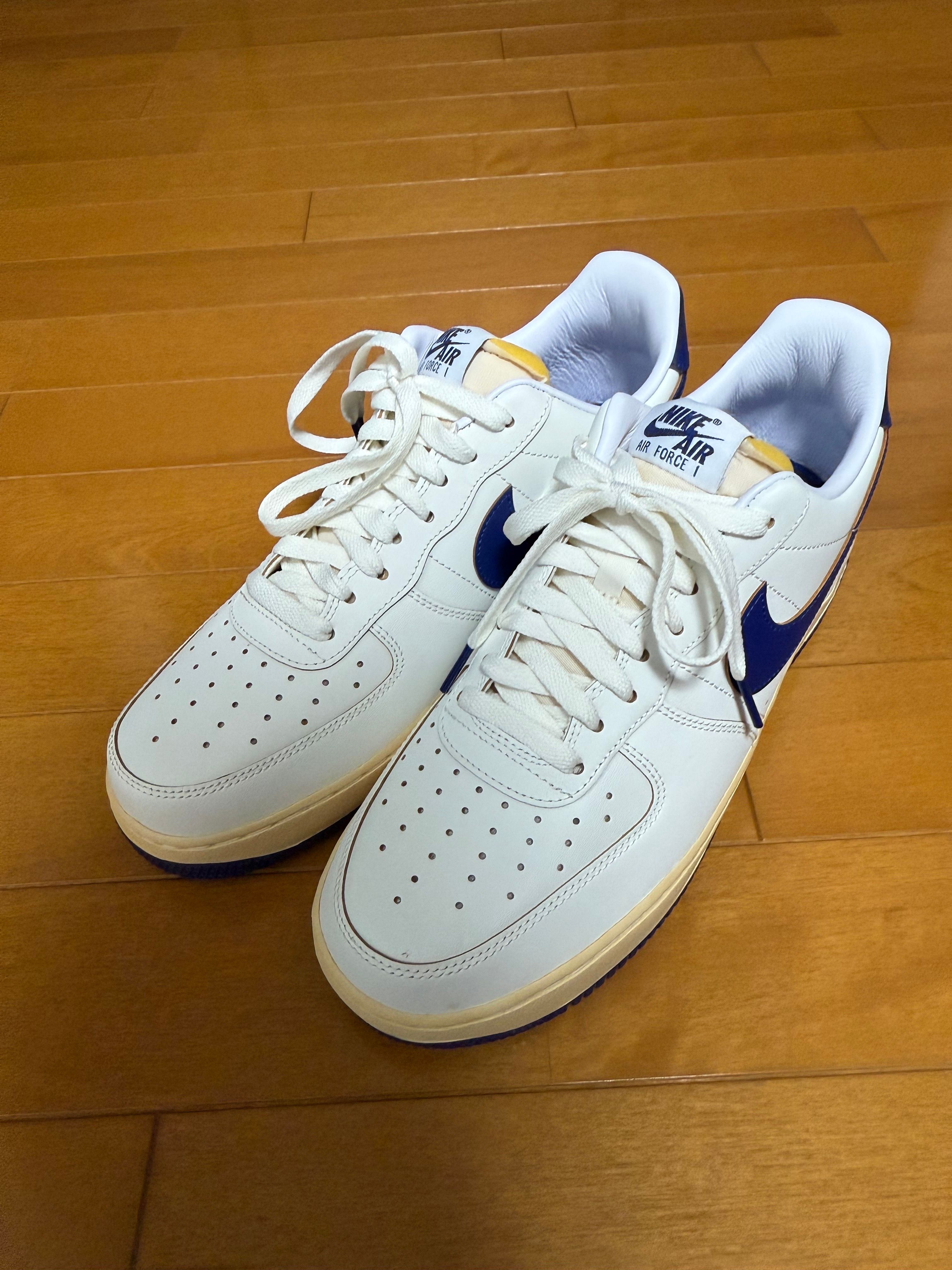 Nike Women's Air Force 1 '07 "Sail/Pale Vanilla/Gold Suede/Deep Royal Blue"
