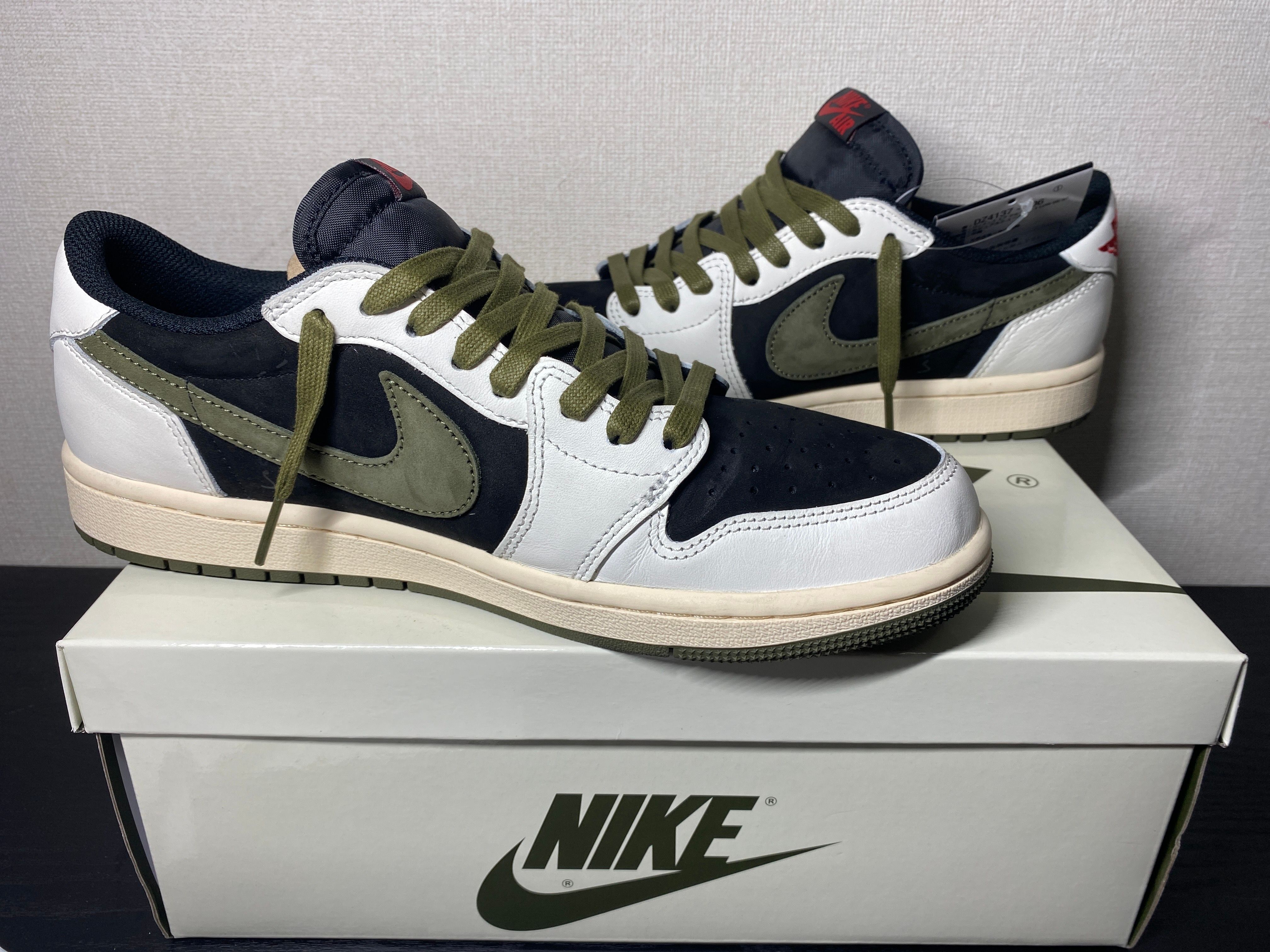 Travis Scott × Nike Women's Air Jordan 1 Low OG "Medium Olive"