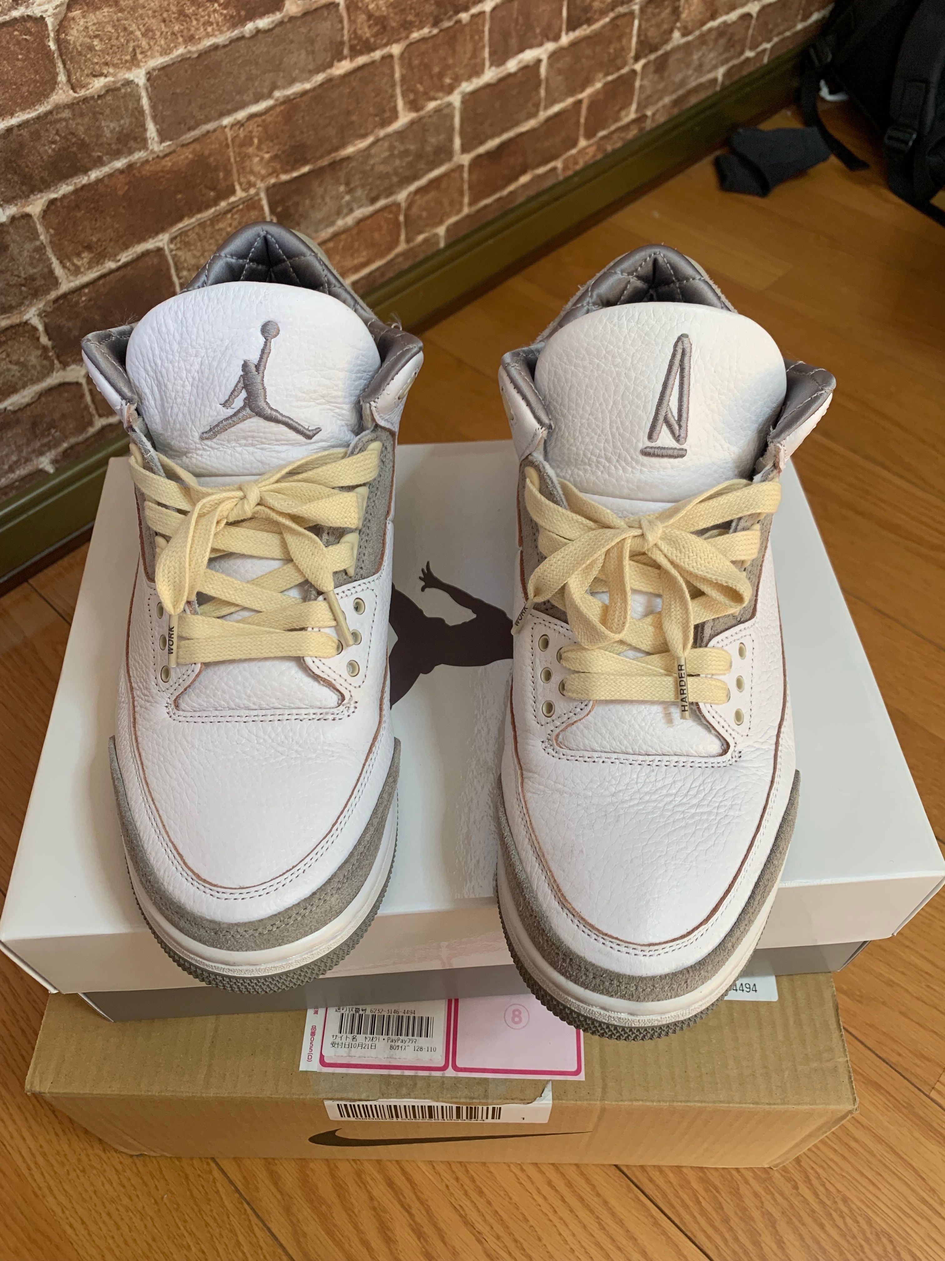 A Ma Maniere × Nike Women's Air Jordan 3 Retro SP "White/Medium Grey Violet Ore"