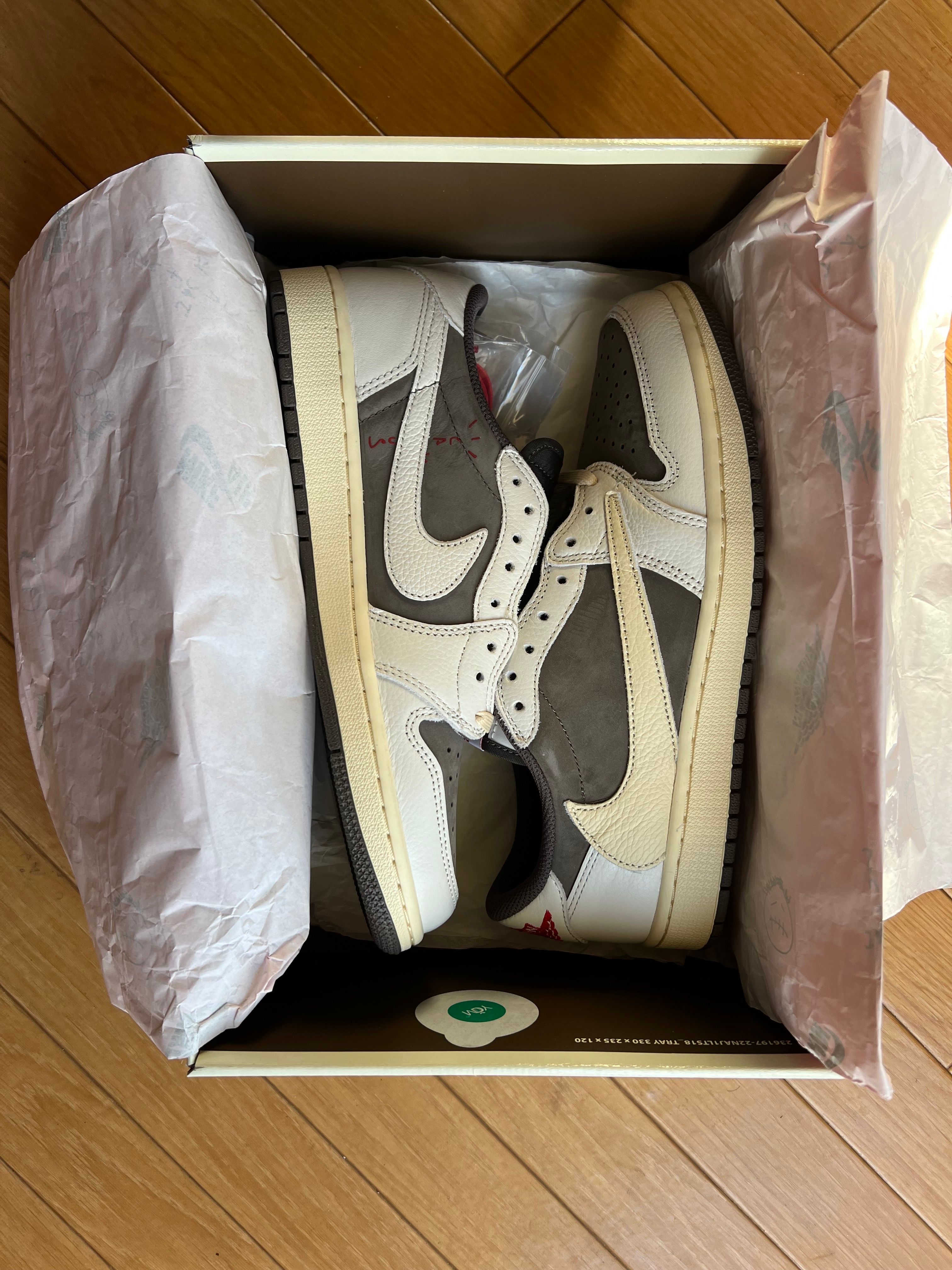 Travis Scott × Nike Air Jordan 1 Low OG SP "Reverse Mocha/Sail and Ridgerock"