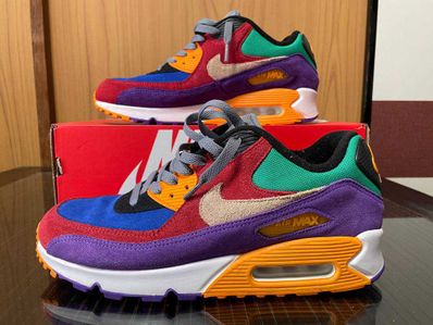 NIKE AIR MAX 90 "VIOTECH UNIVERSITYRED/PALE VANILLA/HYPER GRAPE"