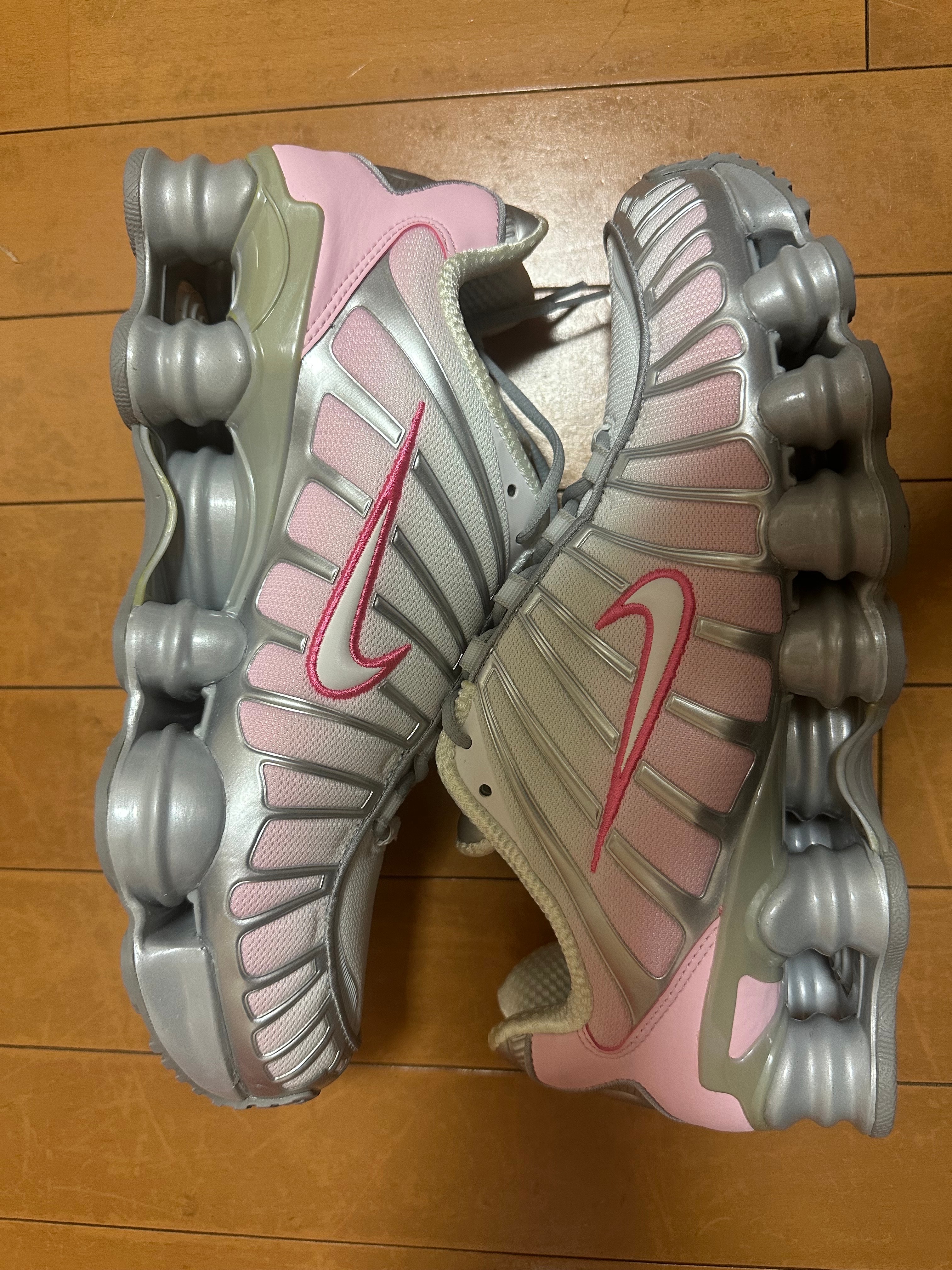 Nike Women's Shox TL "Metallic Platinum/Pinksicle"