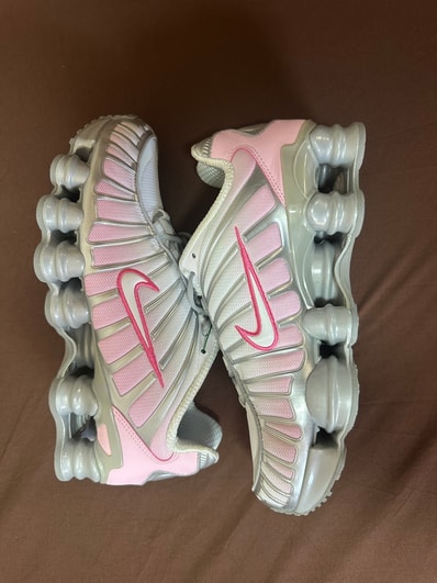 Nike Women's Shox TL "Metallic Platinum/Pinksicle"