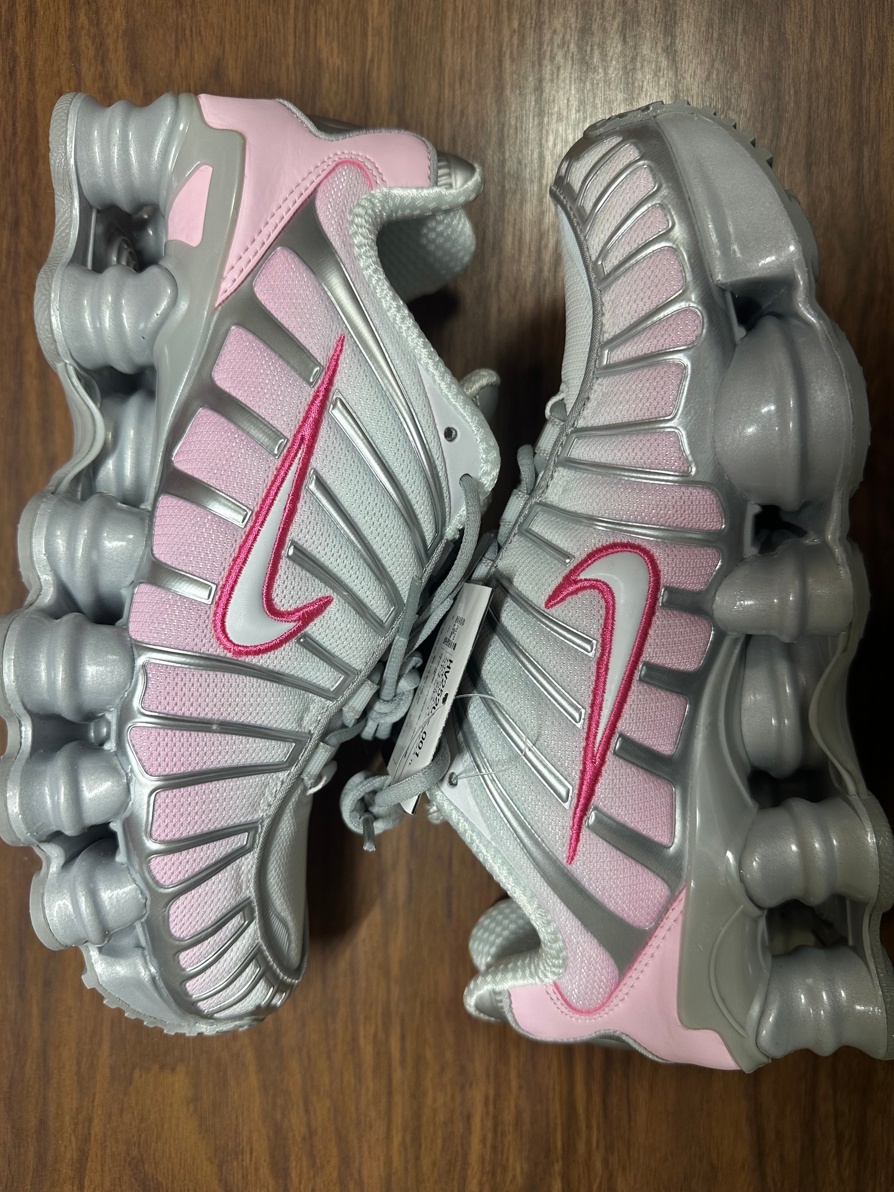 Nike Women's Shox TL "Metallic Platinum/Pinksicle"