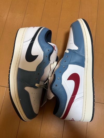 Nike Air Jordan 1 Low "White/Aegean Storm"