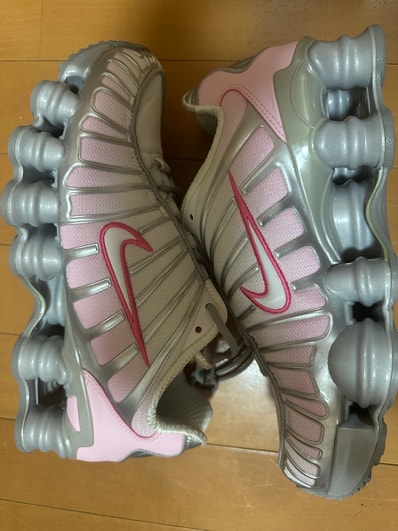 Nike Women's Shox TL "Metallic Platinum/Pinksicle"