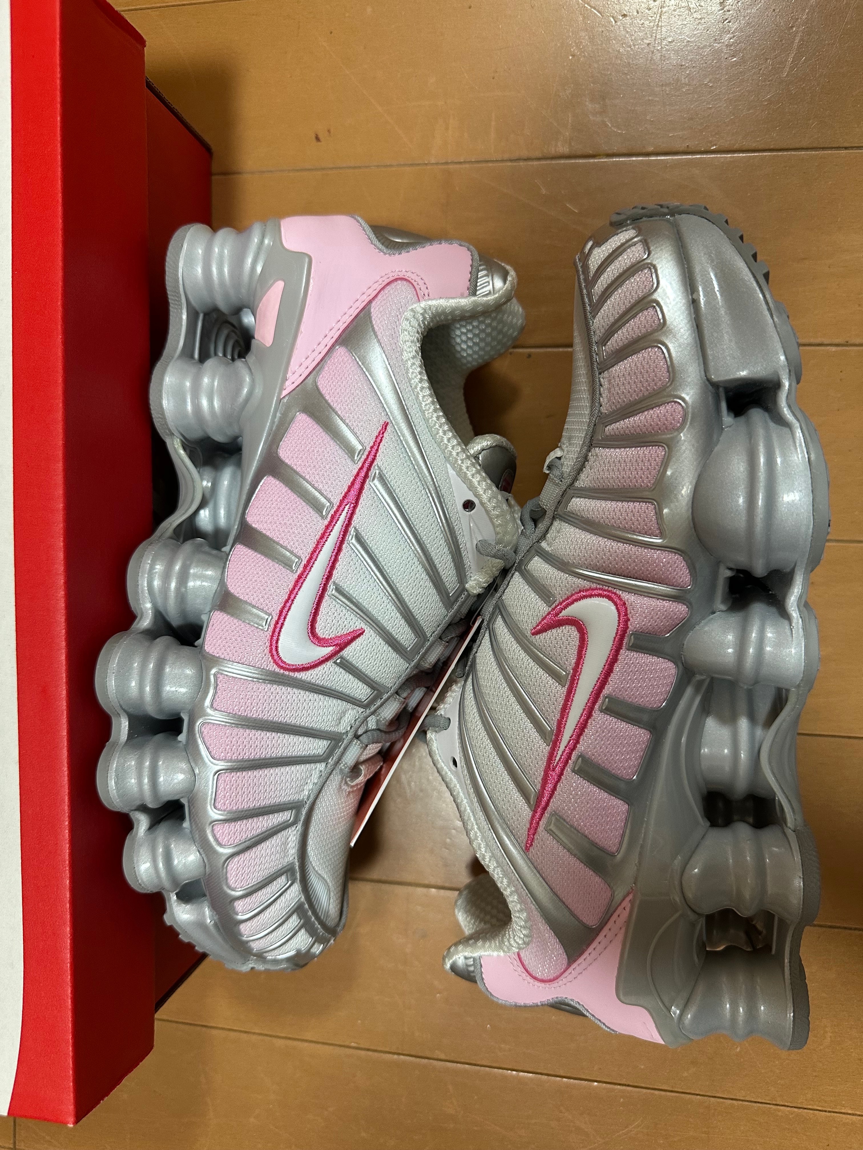 Nike Women's Shox TL "Metallic Platinum/Pinksicle"