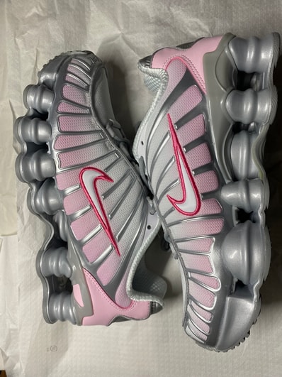 Nike Women's Shox TL "Metallic Platinum/Pinksicle"