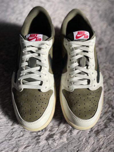 Travis Scott × Nike Air Jordan 1 Low OG SP "Reverse Olive"