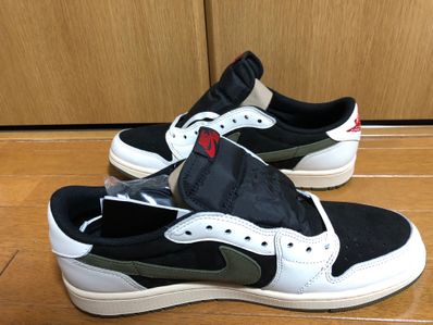 Travis Scott × Nike Women's Air Jordan 1 Low OG "Medium Olive"