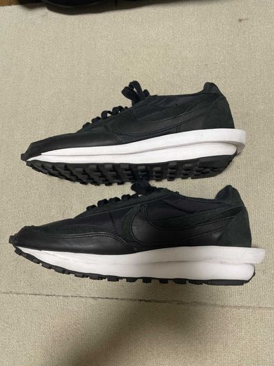 sacai × Nike LDV Waffle "Triple Black"