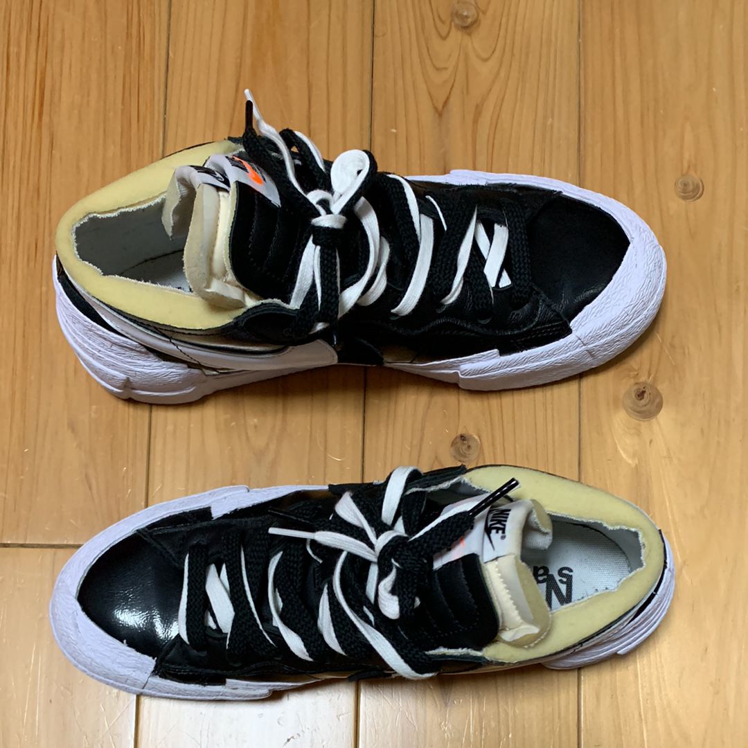 sacai × Nike Blazer Low "Black Patent Leather"