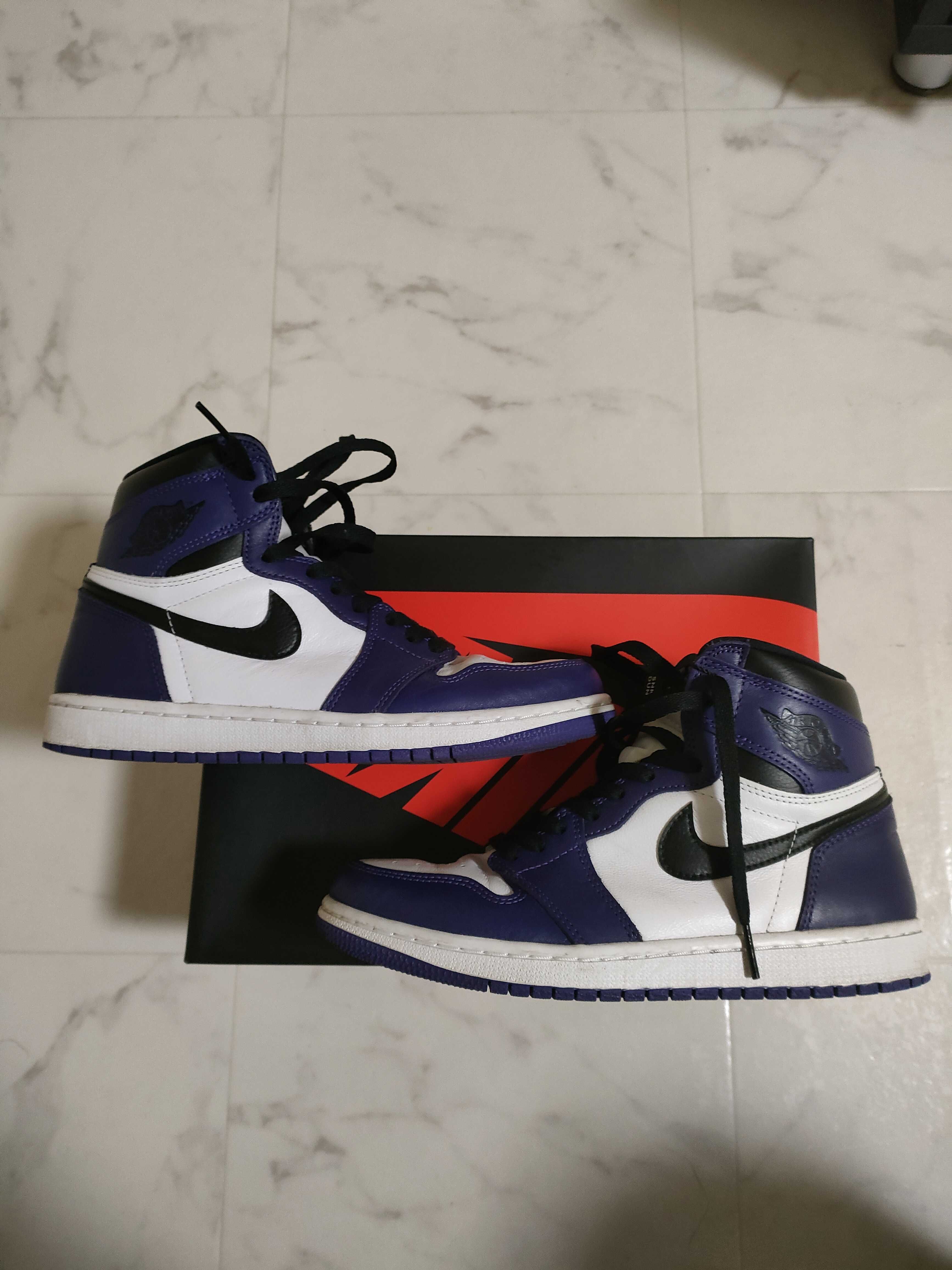 Nike Air Jordan 1 Retro High OG "Court Purple White/Black" (2020)