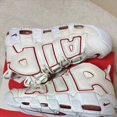 NIKE AIR MORE UPTEMPO "WHITE/VARSITY RED" (2021)