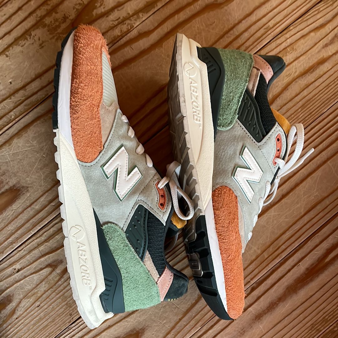 KITH Ronnie Fieg and the Frank Lloyd Wright Foundation × New Balance 998 "Aloe Wash/Apricot Buff"