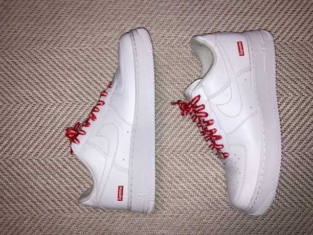 Supreme × Nike Air Force 1 Low "White"