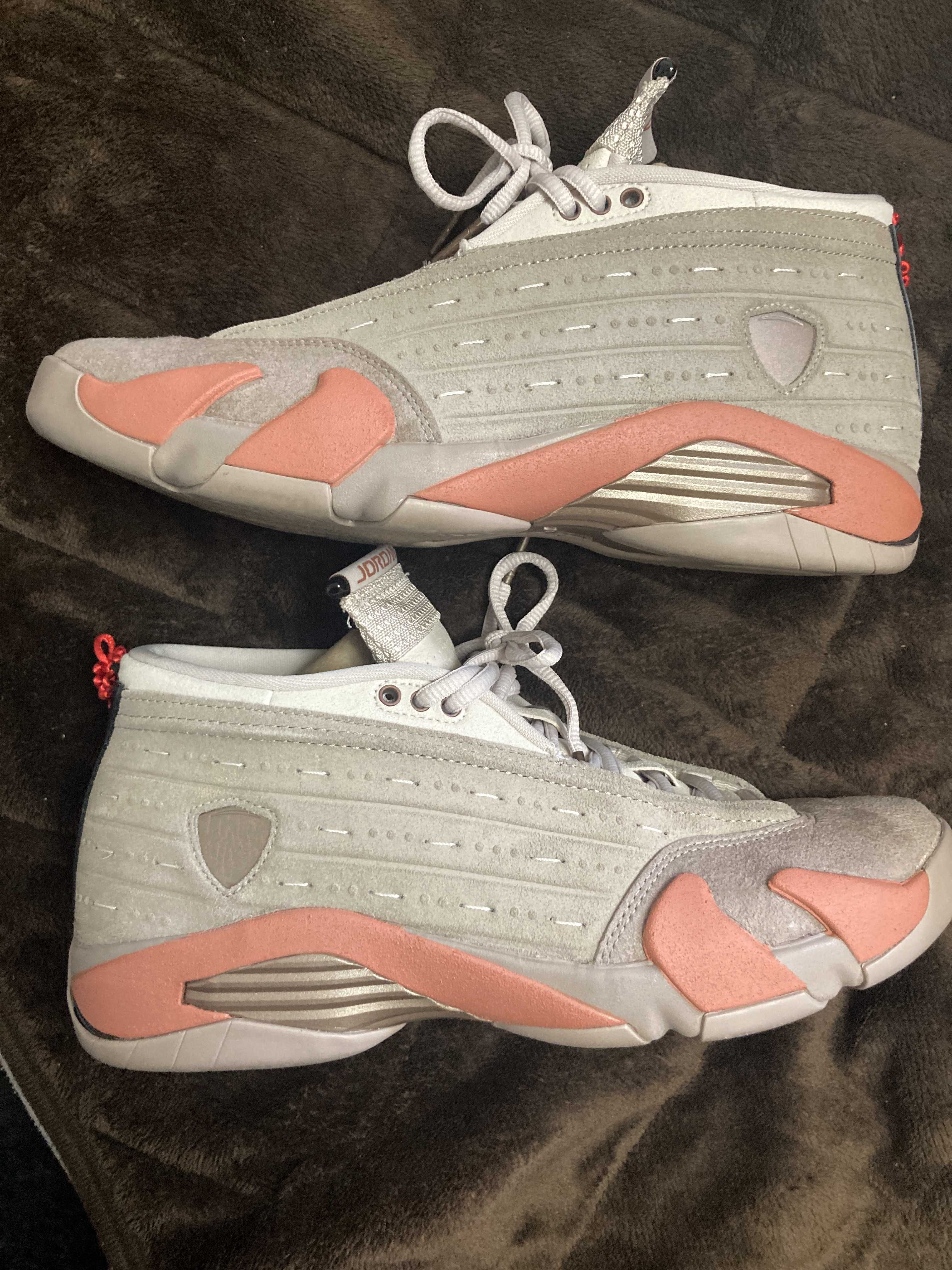 Clot × Nike Air Jordan 14 Low "Brown"