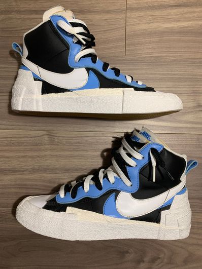 sacai × NIKE BLAZER MID "BLACK / BLUE"