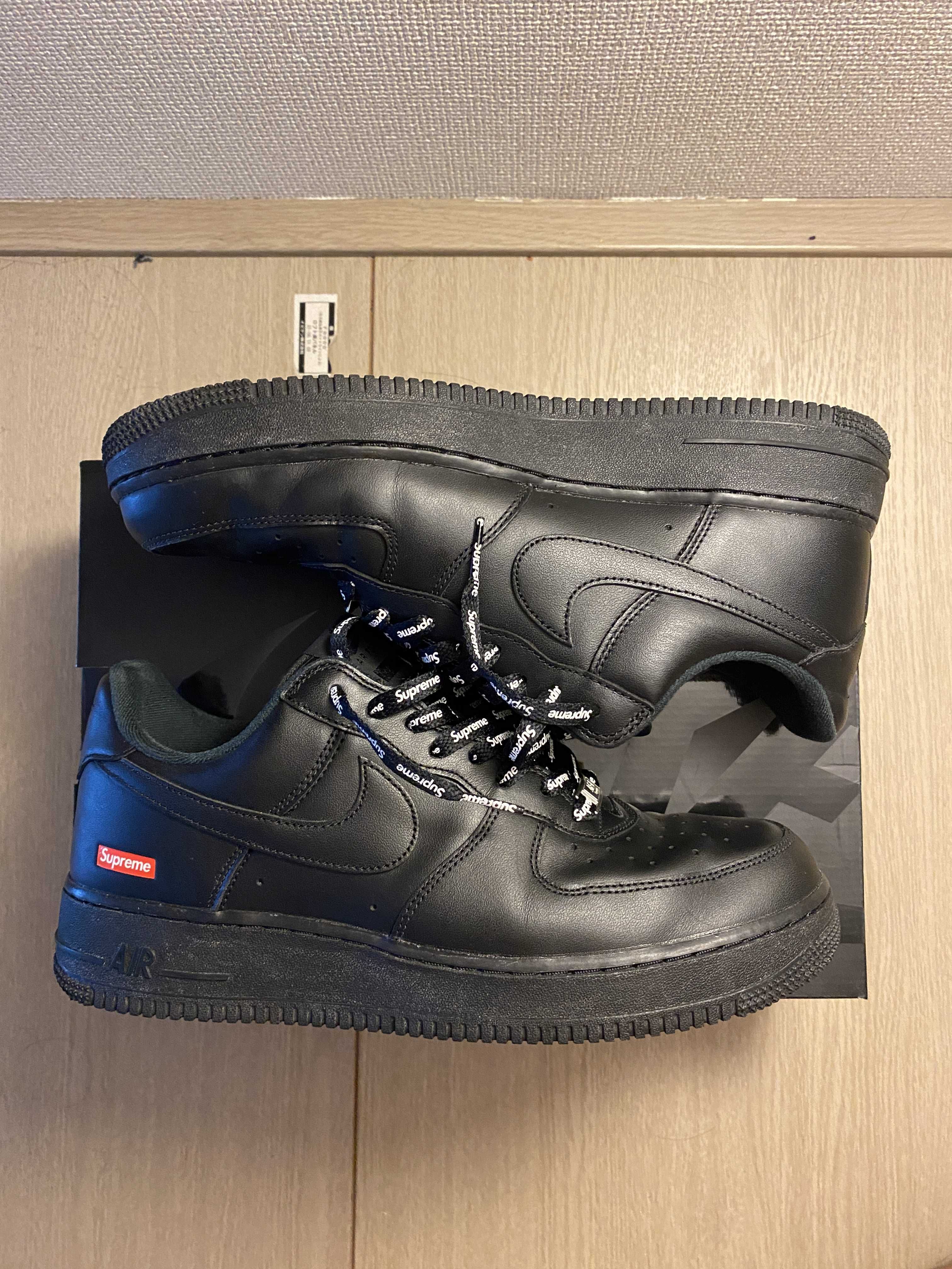 Supreme × Nike Air Force 1 Low "Black"