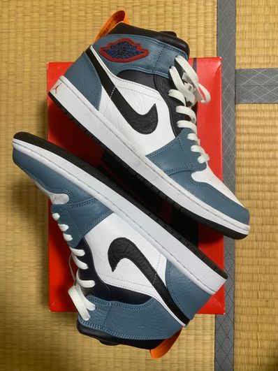 FACETASM × Nike Air Jordan 1 Mid "White/Navy"