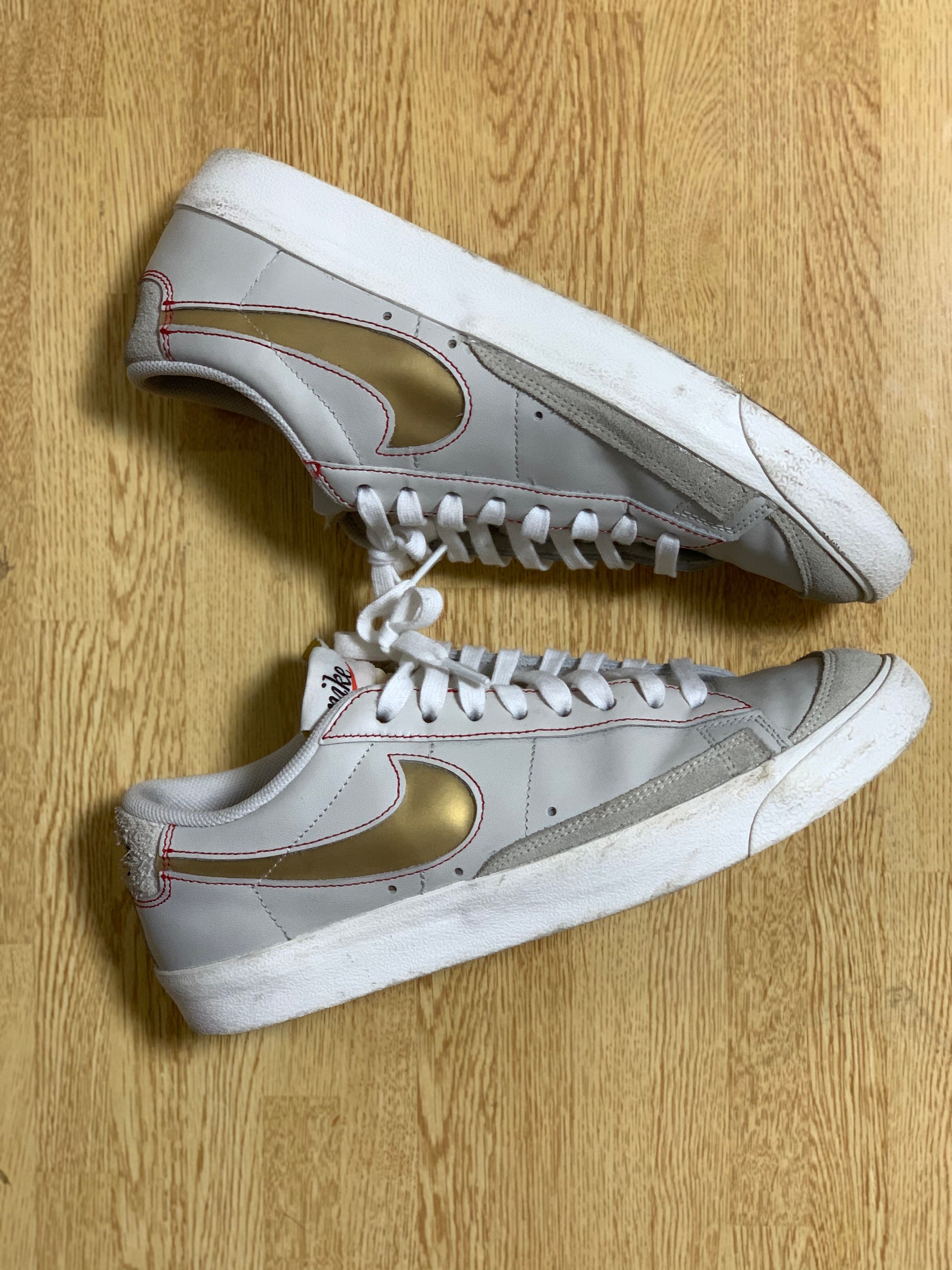 Nike Blazer Low 77 "Grey White Removable Swoosh"