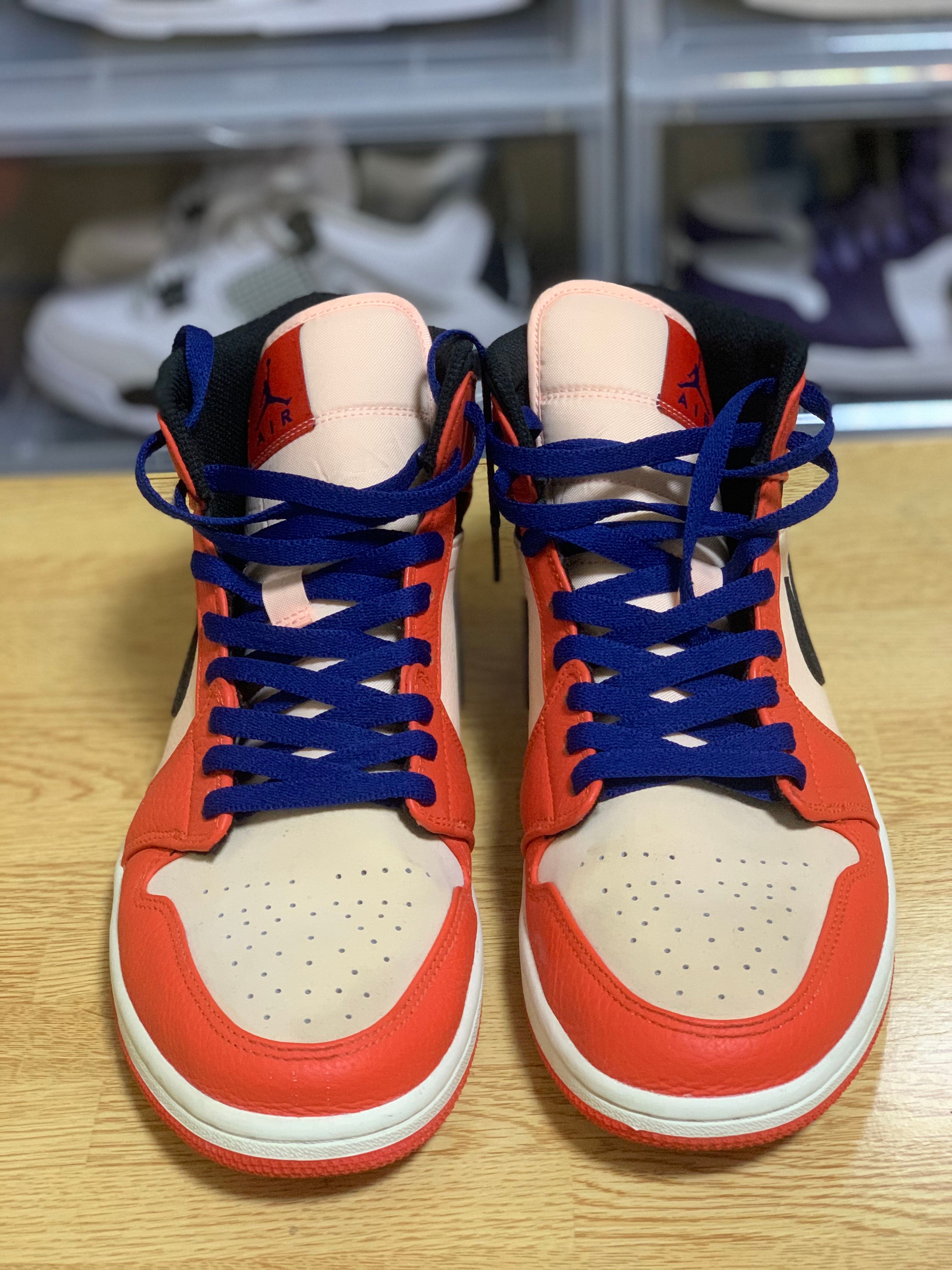 Nike Air Jordan 1 Mid "Team Orange Black"
