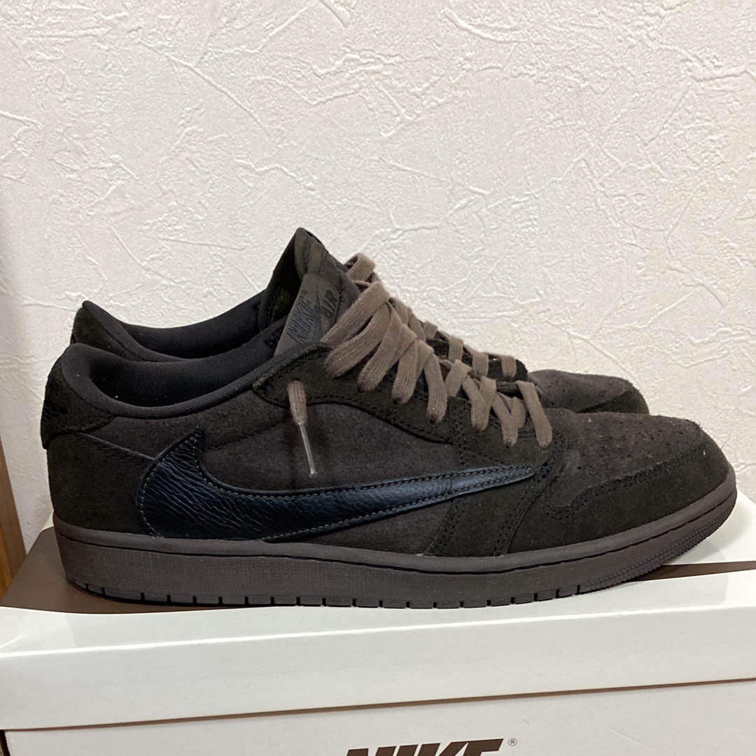 Travis Scott × Nike Air Jordan 1 Low OG SP "Velvet Brown and Dark Mocha"